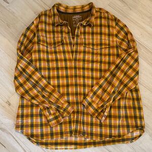 REI Co-op Plaid Flannel Shirt – 100% Cotton – 3XL